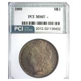 1882 Morgan MS67+ LISTS $50000