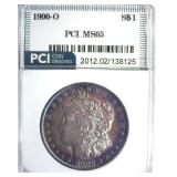 1900-O Morgan PCI MS65 Purple Toning