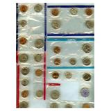 1955-1986 Coins From Mint Sets Still in Cellophane