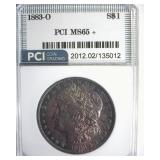 1883-O Morgan PCI MS65+ Bold Color