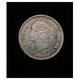 1870 Canada 5 Cents .925 Silver