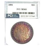 1884 Morgan PCI MS65 Incredible Color