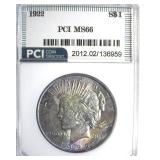 1922 Peace MS66 LISTS $600