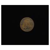 1884 Cent Counterstamp June 26