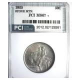 1925 50c Stone Mountain MS67+ LISTS $2000