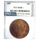 1897 Morgan MS66+ LISTS $2350
