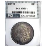1887-O Morgan MS65+ LISTS $5000