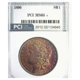 1896 Morgan PCI MS65+ Excellent Color