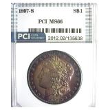 1897-S Morgan MS66 LISTS $1650