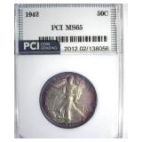1942 Walking Liberty MS65 LISTS $165