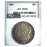 1901 Morgan MS63 LISTS $17500