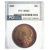 1889 Morgan PCI MS65 Fabulous Color