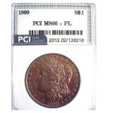1899 Morgan MS66+ PL LISTS $5500