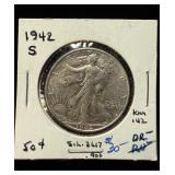 1942-S Walking Liberty BU