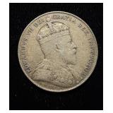 1907 Newfoundland 50 Cents .925 Silver