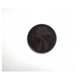 1875-H 1/2 Penny Great Britain