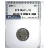 2002-D Nickel MS67+ FS LISTS $3350 IN 67 FS