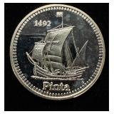 Christoper Columbus Voyage Commem .999 Silver...