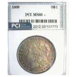 1889 Morgan MS66+ LISTS $3500