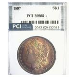 1897 Morgan MS65+ LISTS $550