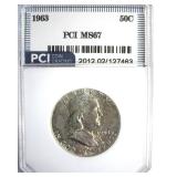 1963 Franklin MS67 LISTS $1550 IN 66+