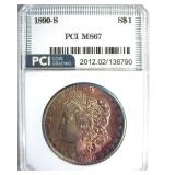 1890-S Morgan MS67 LISTS $25000