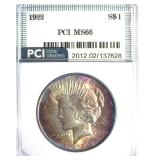 1922 Peace MS66 LISTS $600