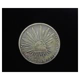 1833-GoMJ 8 Reales Mexico