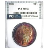1891 Morgan MS65 LISTS $2400