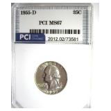 1955-D Quarter MS67 LISTS $11500
