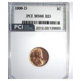 1930-D Cent MS66 RD LISTS $650