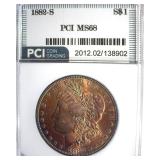 1882-S Morgan MS68 LISTS $8000