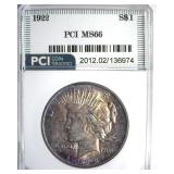 1922 Peace MS66 LISTS $600