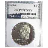 1977-S Ike PCI PR70 DCAM