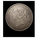1882-H Newfoundland 50 Cents .925 Silver