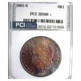 1881-S Morgan MS66+ LISTS $500