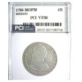1793-MOFM 4 Reales PCI VF30 Mexico