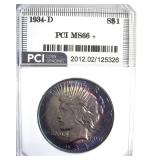 1934-D Peace MS66+ LISTS $21000