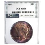 1922 Peace MS66 LISTS $600