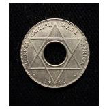 1910 British West Africa 1/10 Penny BU