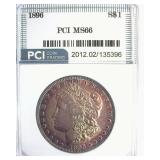 1896 Morgan MS66 LISTS $450