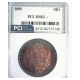 1882 Morgan MS65+ LISTS $500