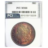 1890 Morgan MS66 LISTS $20000
