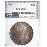 1879 Morgan MS67 LISTS $37500 Rare this Nice