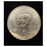 1974 Peru 200 Soles Aviation Heroes Gem UNC