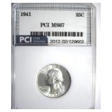 1941 Quarter MS67 LISTS $285