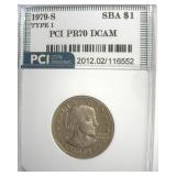 1979-S T1 Susan B Anthony PCI PR70 DCAM