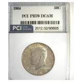 1964 Kennedy PR70 DCAM LISTS $2700 IN 69DC