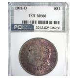 1921-D Morgan MS66 LISTS $1050