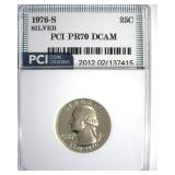 1976-S Silver Quarter PR70 DCAM LISTS $160